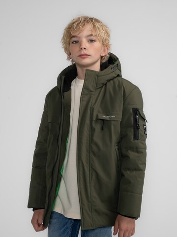Petrol Industries Winter jacket 'Kaktovik' in Green: front