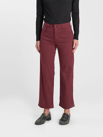Wide Leg Jean 'PULPHI24' Le Temps Des Cerises en rouge : devant