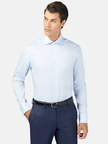 Boggi Milano Regular Fit Hemd in Blau: predná strana