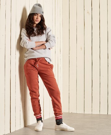 Superdry Tapered Pants in Red