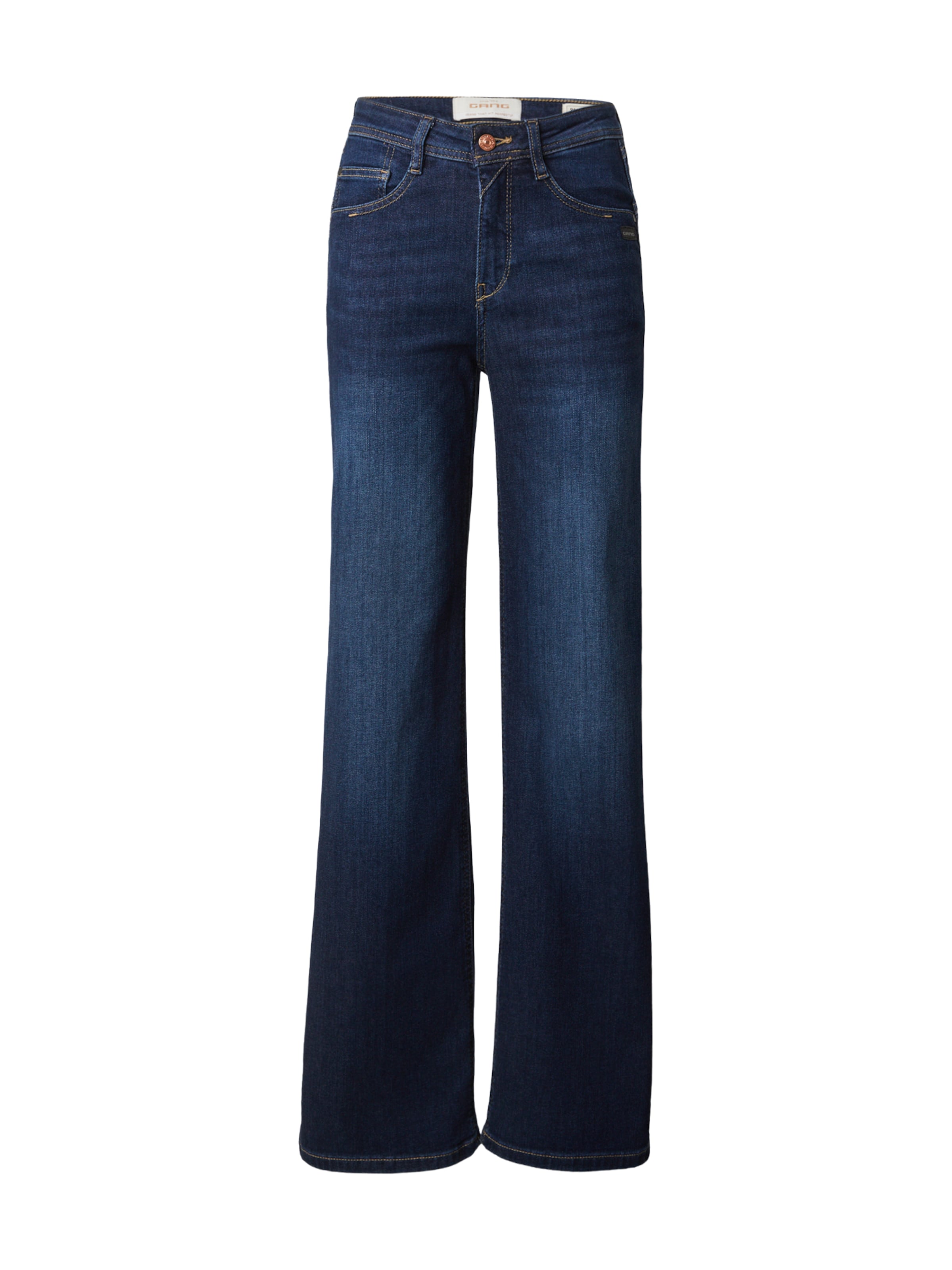 Wide leg Jeans '94AMELIE' de la Gang pe albastru: față