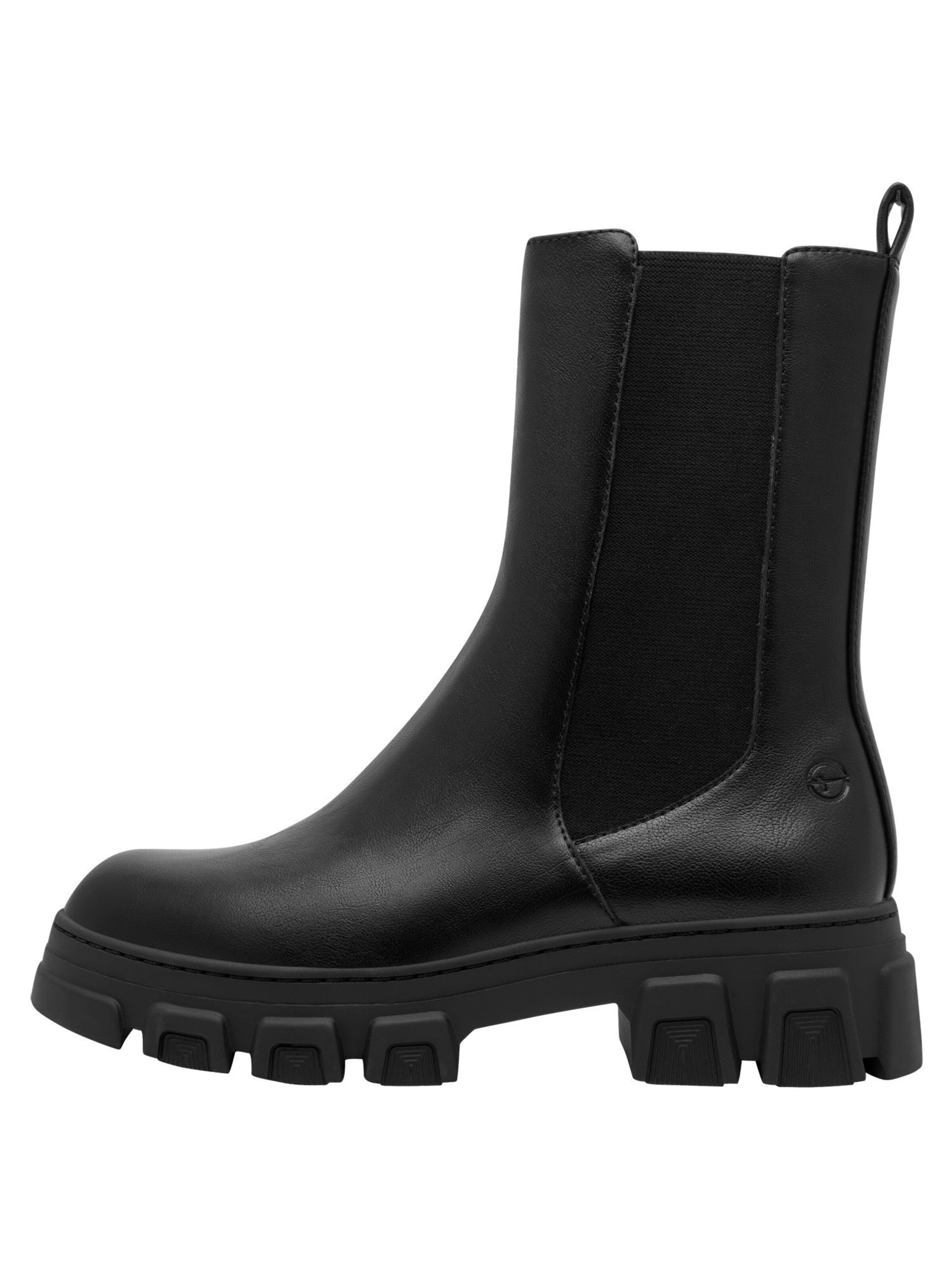 Tamaris Chelsea boots in Zwart
