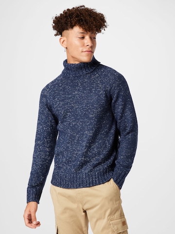 Casual Friday Pullover 'Kristian' in Blau: Vorderseite