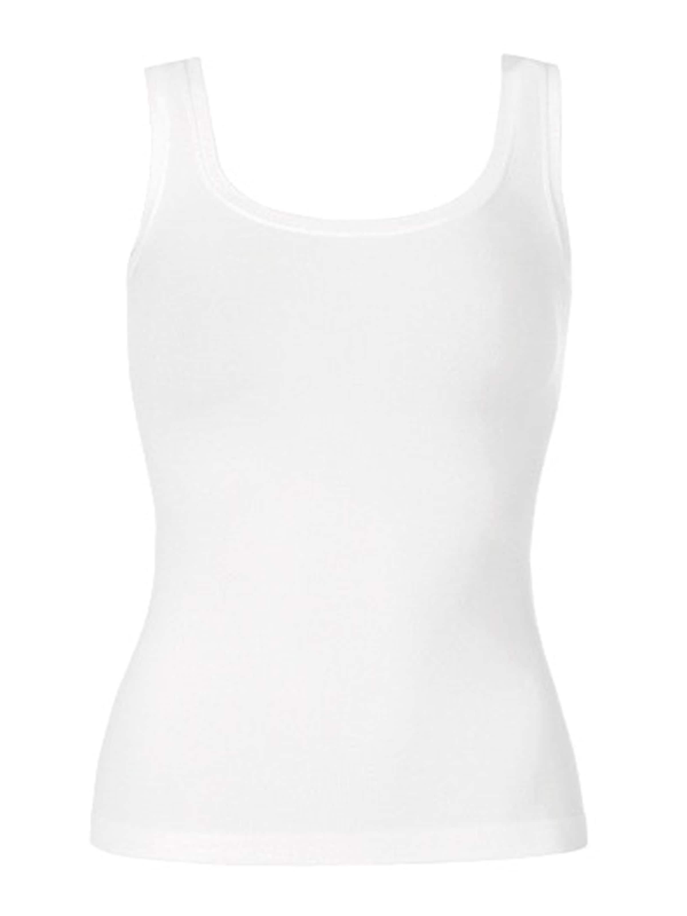 Hanro Top ' Touch Feeling ' in Weiß: Vorderseite