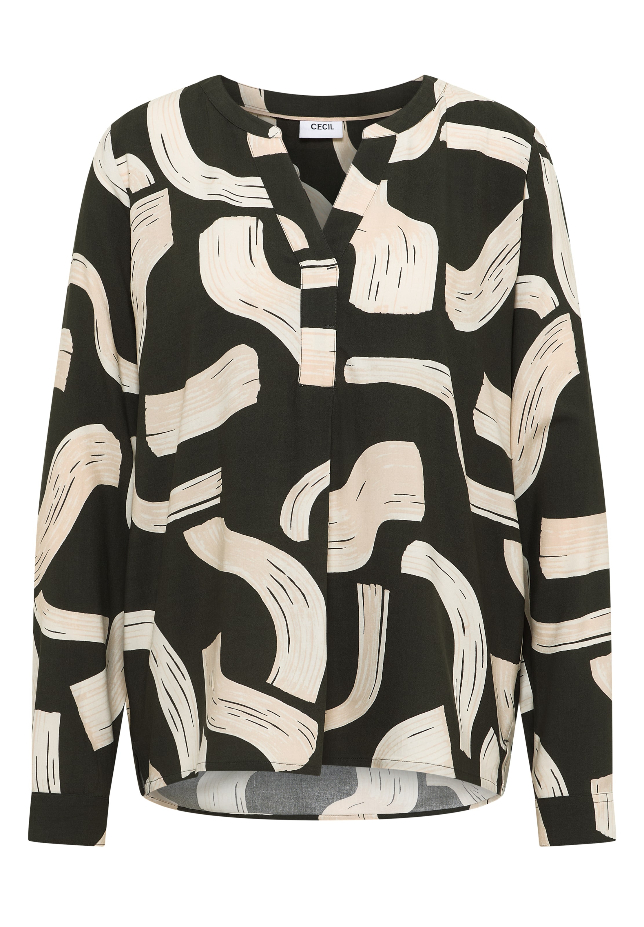 CECIL Bluse in Grün: Vorderseite