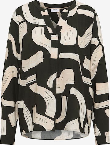 CECIL Bluse in Grün: Vorderseite