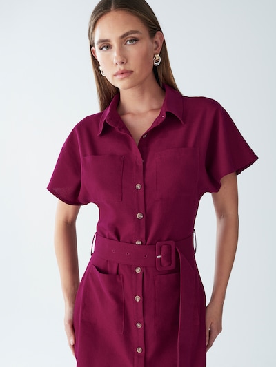 Abito camicia 'Zel' Willa di colore rosso vino, Visualizzazione prodotti