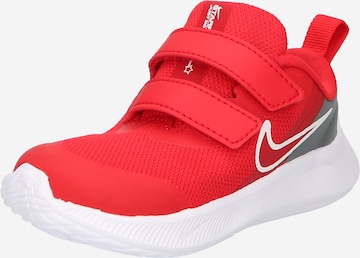 NIKE Athletic Shoes 'Star Runner 3' in Red: front