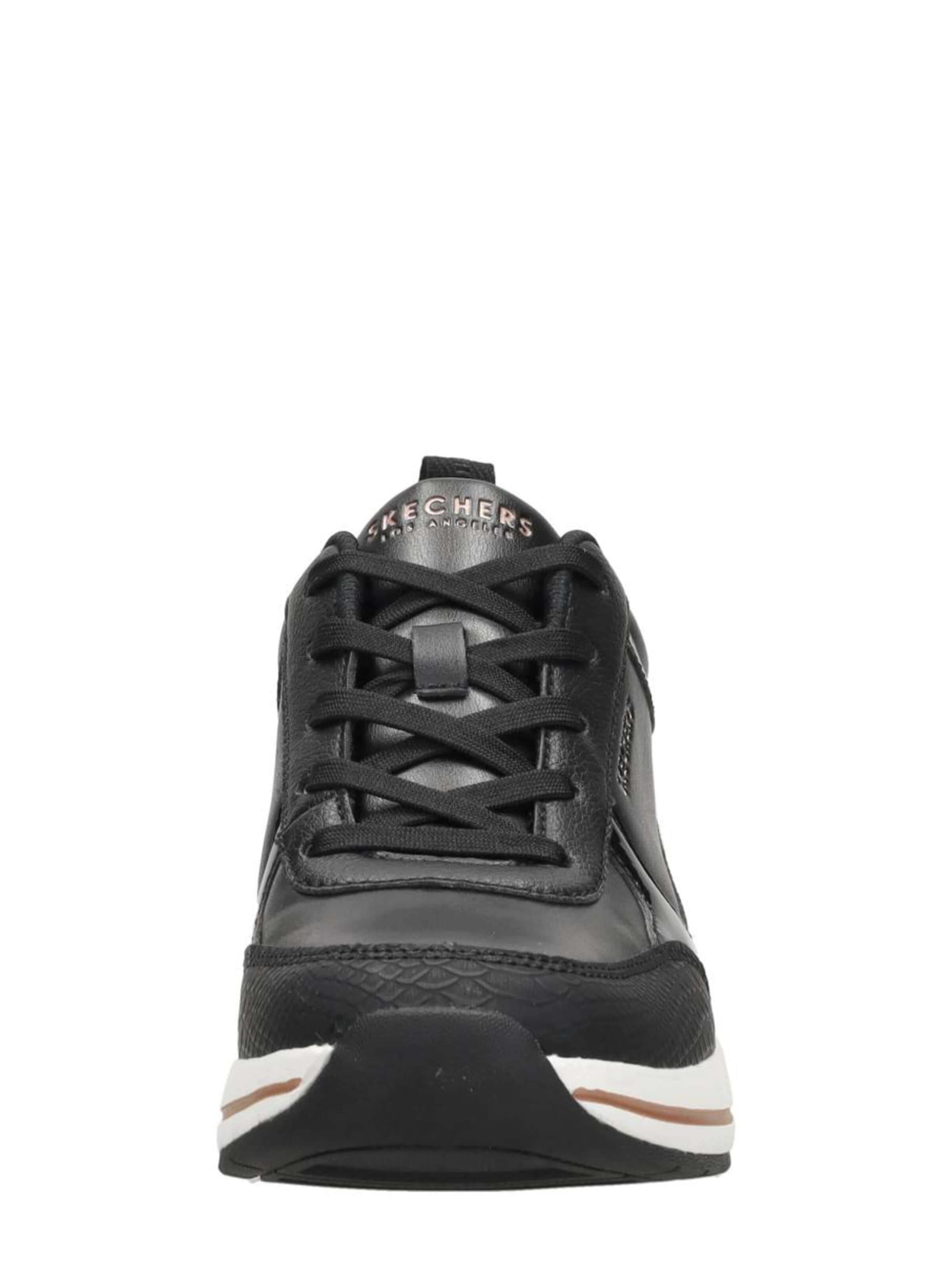 Baskets basses 'Billion 2 - Mid Lace Up' SKECHERS en noir