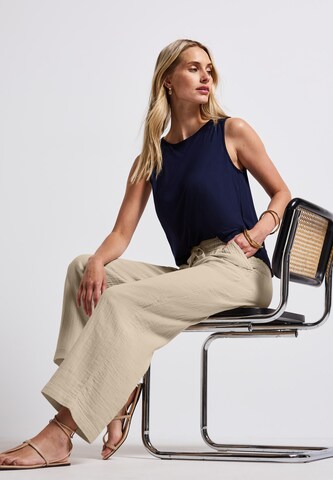 Wide leg Pantaloni di STREET ONE in beige