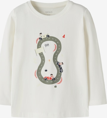 NAME IT Shirt 'NMMVUX' in Weiß: Vorderseite