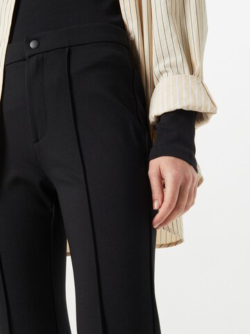 GAP Regular Trousers with creases in Black