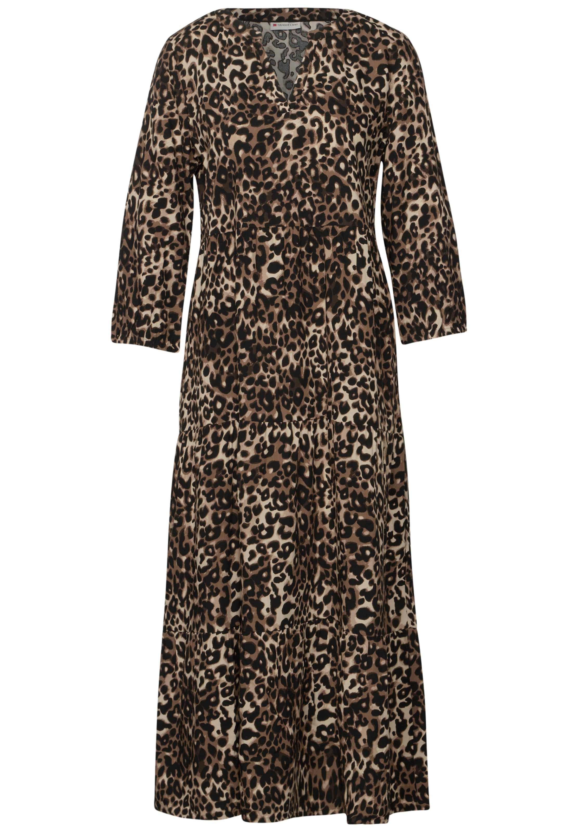 STREET ONE Dress in Brown: front