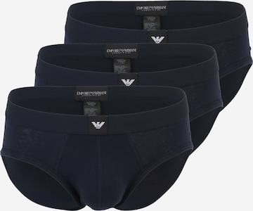 Emporio Armani Slipy – modrá: přední strana