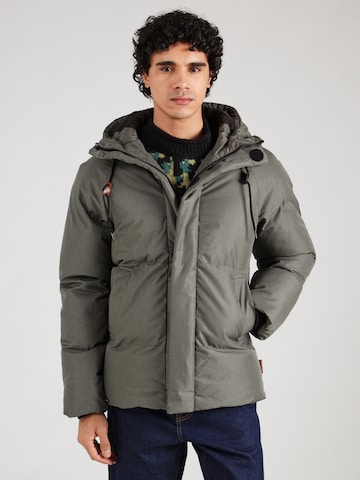 INDICODE JEANS Jacke 'Nilu' in Grün: Vorderseite