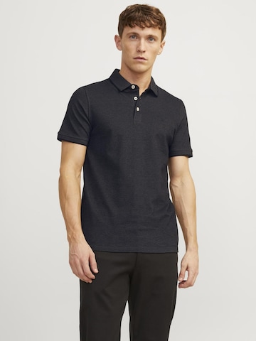JACK & JONES Poloshirt 'JJPaulos' in Schwarz: Vorderseite