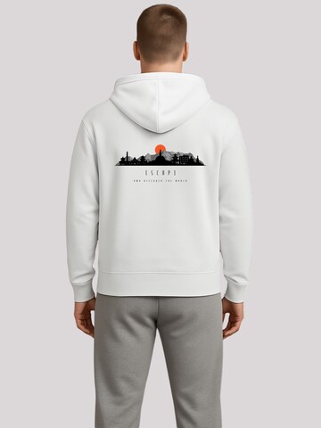 Pull-over 'Escape Discover the World Asian Town' F4NT4STIC en blanc