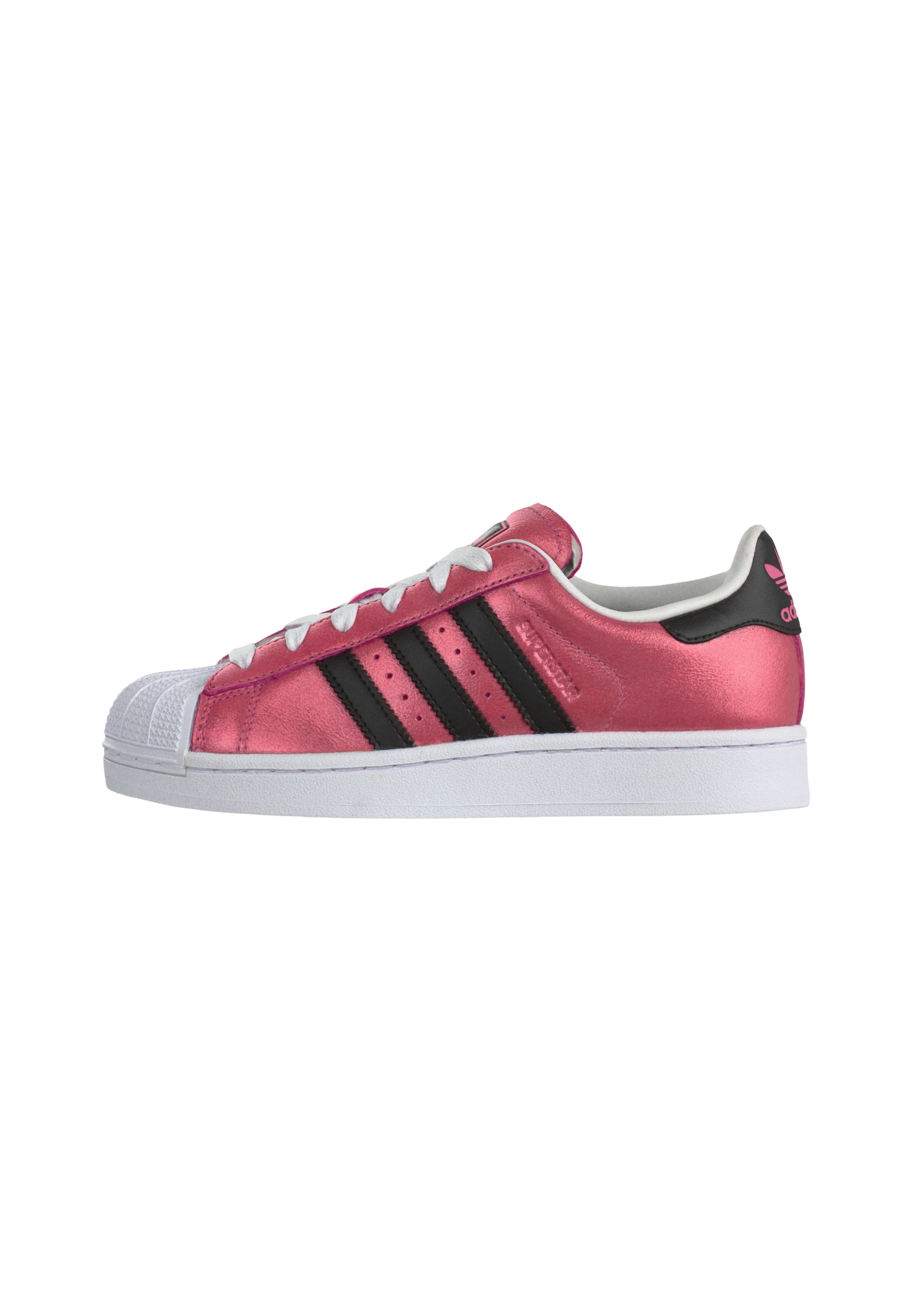 Baskets 'SUPERSTAR II' ADIDAS ORIGINALS en rose : devant