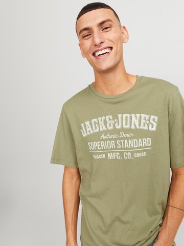 JACK & JONES T-Shirt 'Jeans' in Grün