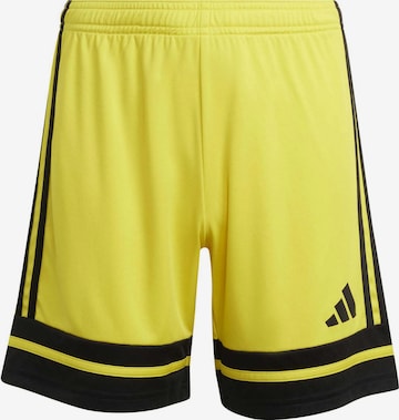 Pantalon de sport 'Squadra 25' ADIDAS PERFORMANCE en jaune : devant