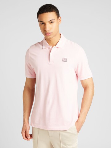 T-Shirt bugatti en rose : devant