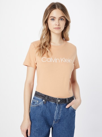 Calvin Klein Shirt in Oranje: voorkant