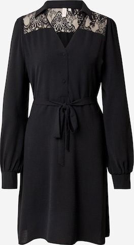 Robe-chemise 'METTE' ONLY en noir : devant