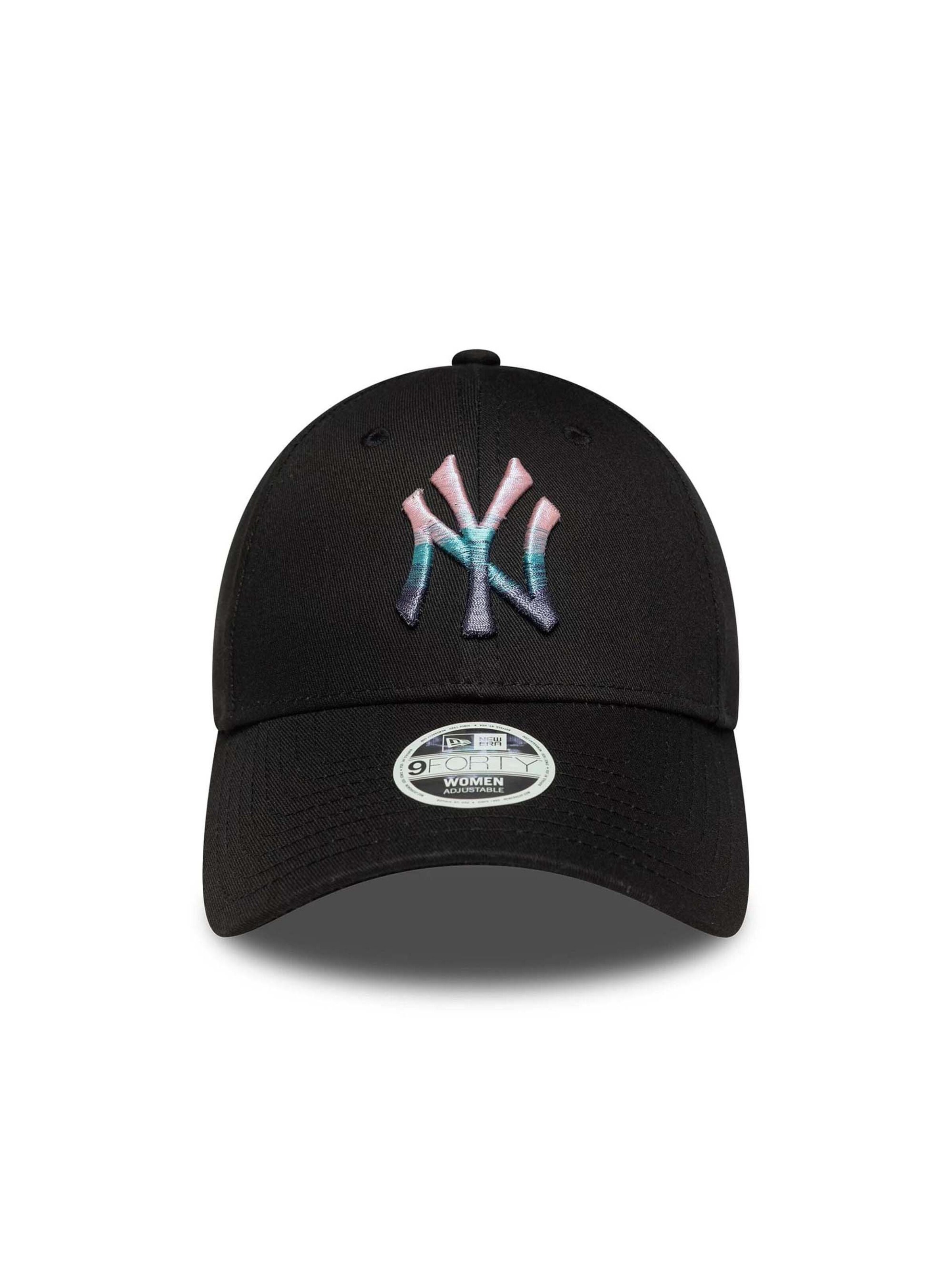 NEW ERA Hat 'Wmns Metallic Logo 9Forty Neyyan Blkipu' in Black