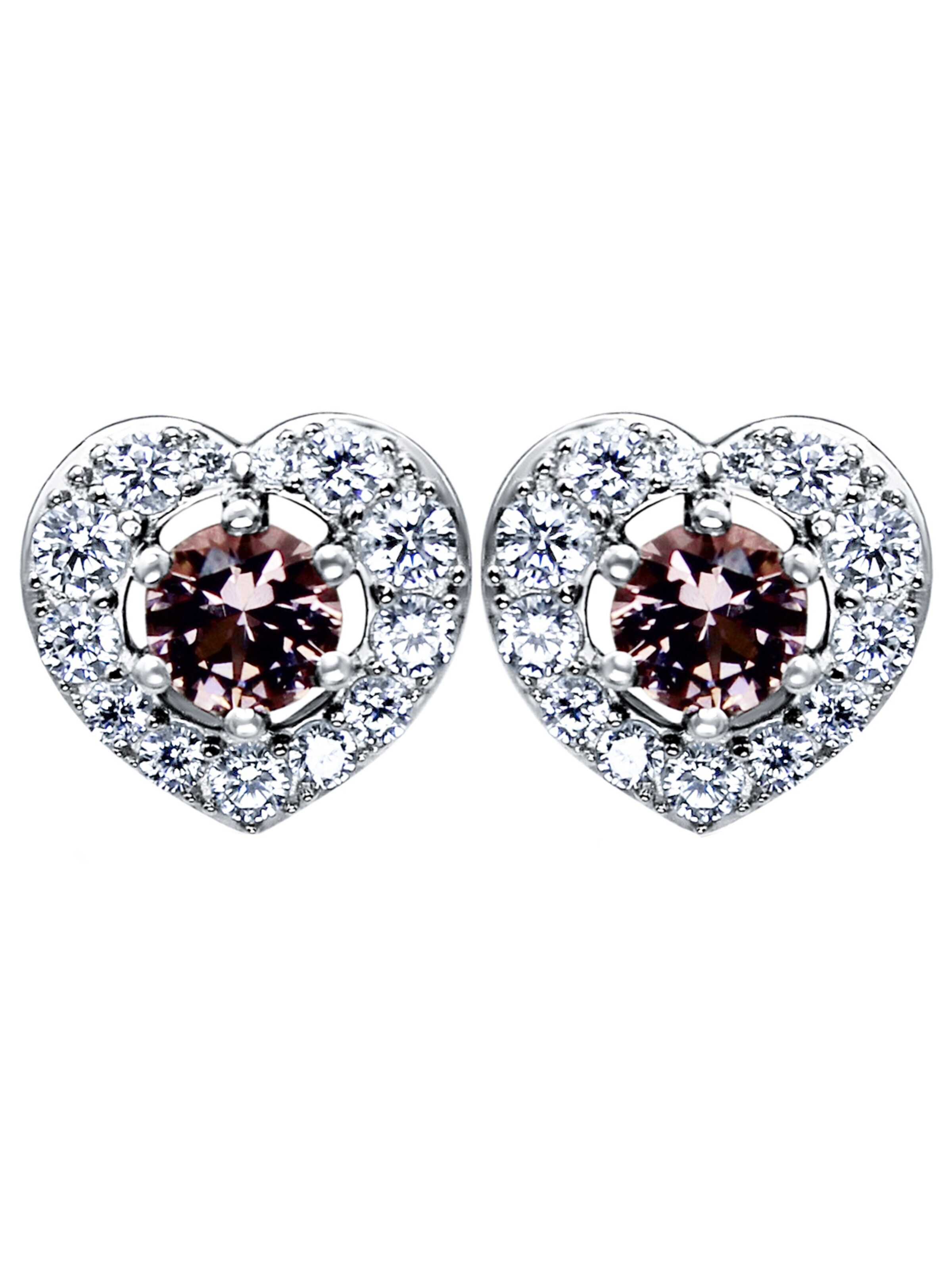 Eye Candy Earrings 'ECJ-ER0283' in Silver: front