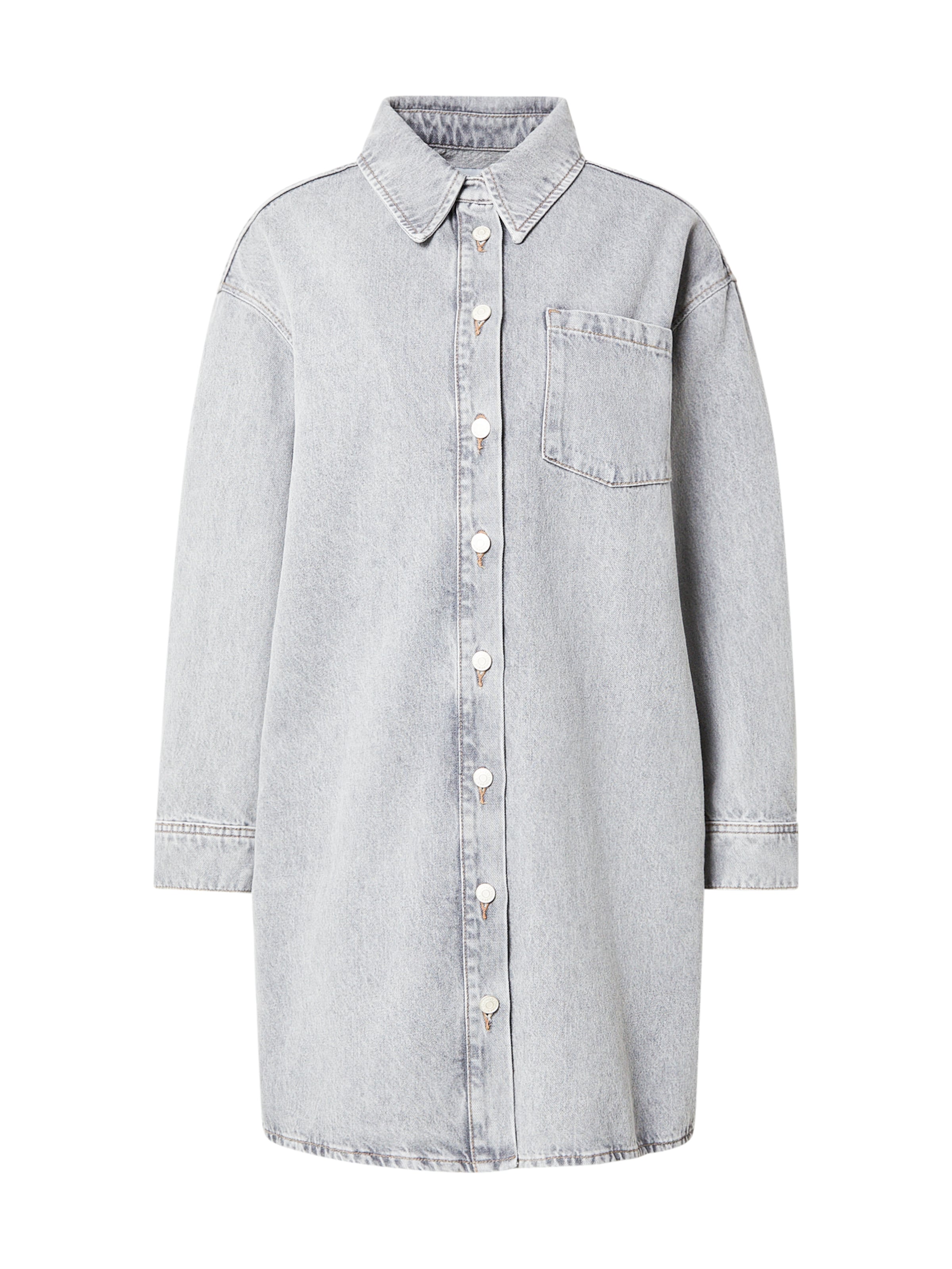 Marc O'Polo Рокля тип риза в сиво: отпред