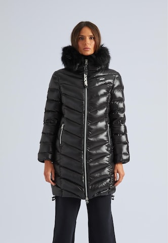 Manteau d’hiver 'Luxe' JACK1T en noir : devant
