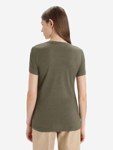 ICEBREAKER Funkcionalna majica 'Tech Lite II Swarming Shapes' | zelena barva
