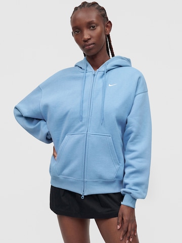 Nike Sportswear Sweatjacka i blå
