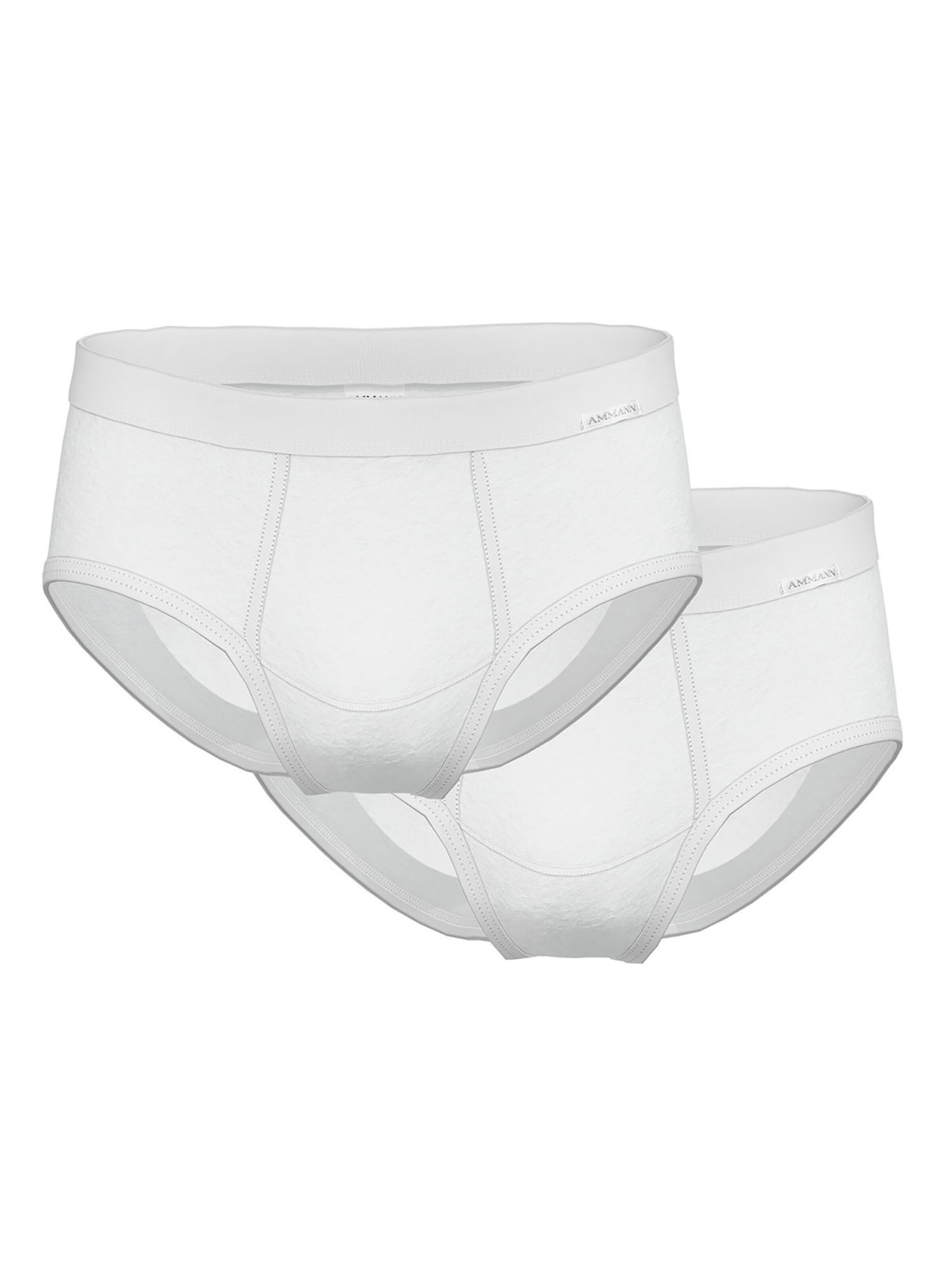 Ammann Panty 'Day Classic / Doppelpack' in White: front
