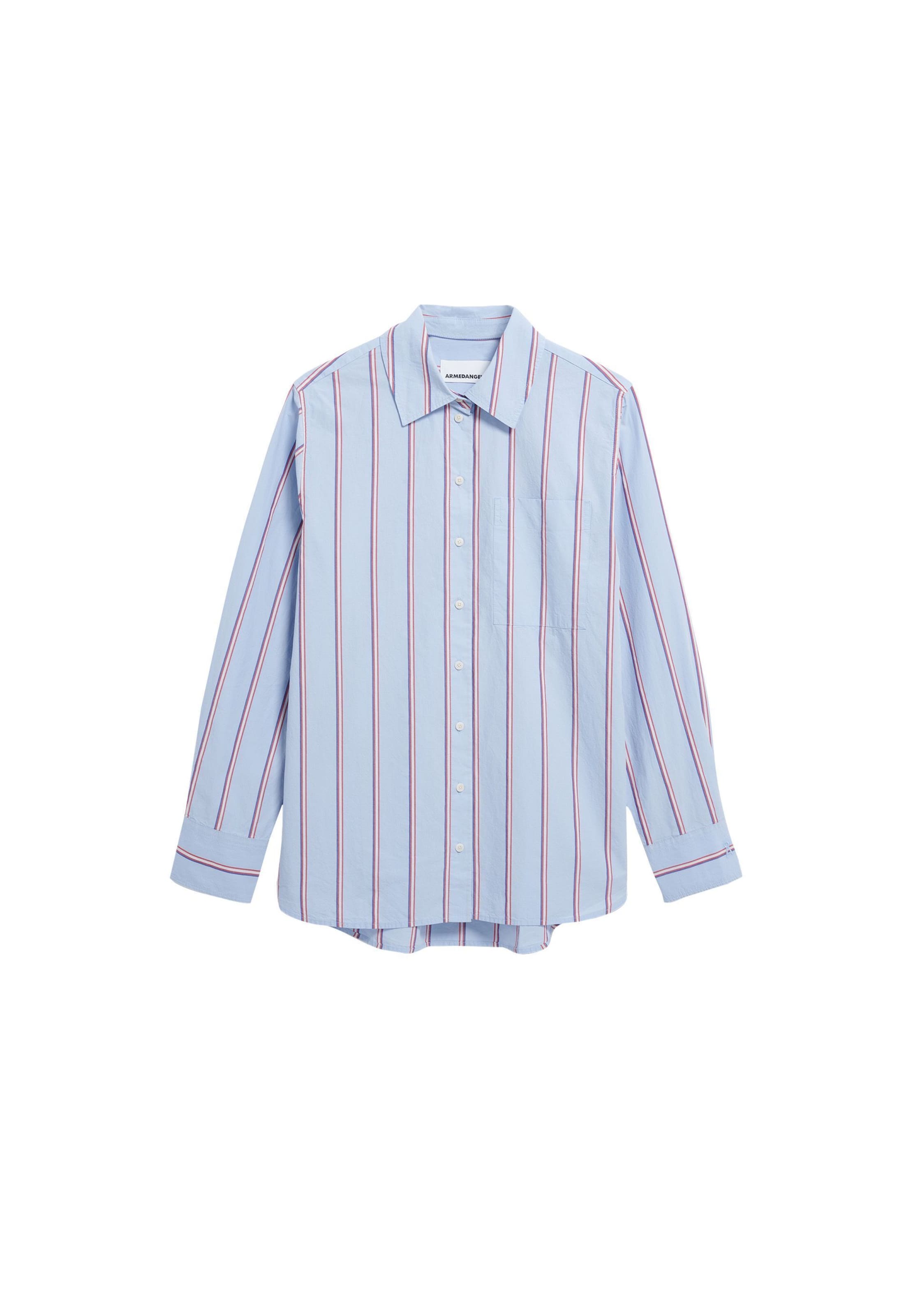 ARMEDANGELS Blouse in Light blue / Red, Item view