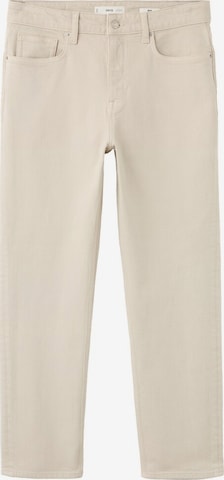 MANGO MAN Tapered Jeans 'Benc' in Beige: Vorderseite