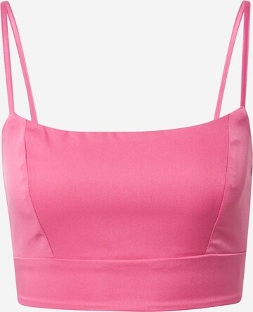 In The Style Top in Pink: front