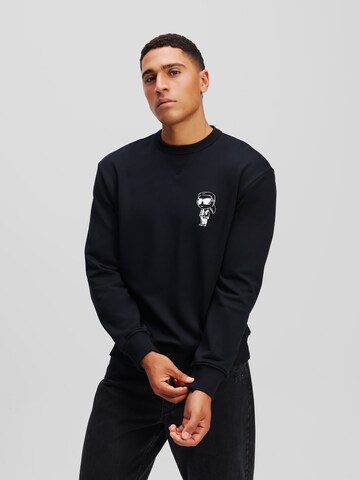 Karl Lagerfeld Sweatshirt in Black: front