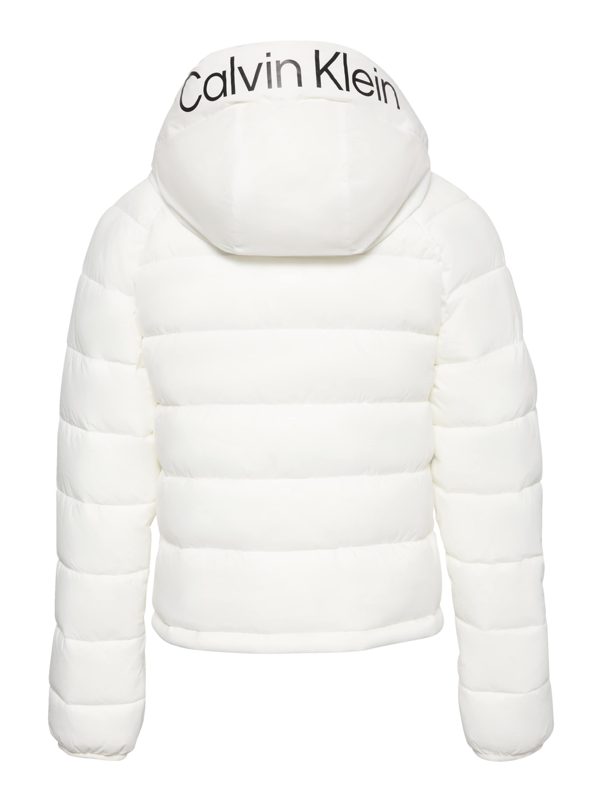 Calvin Klein Jeans Välikausitakki värissä valkoinen