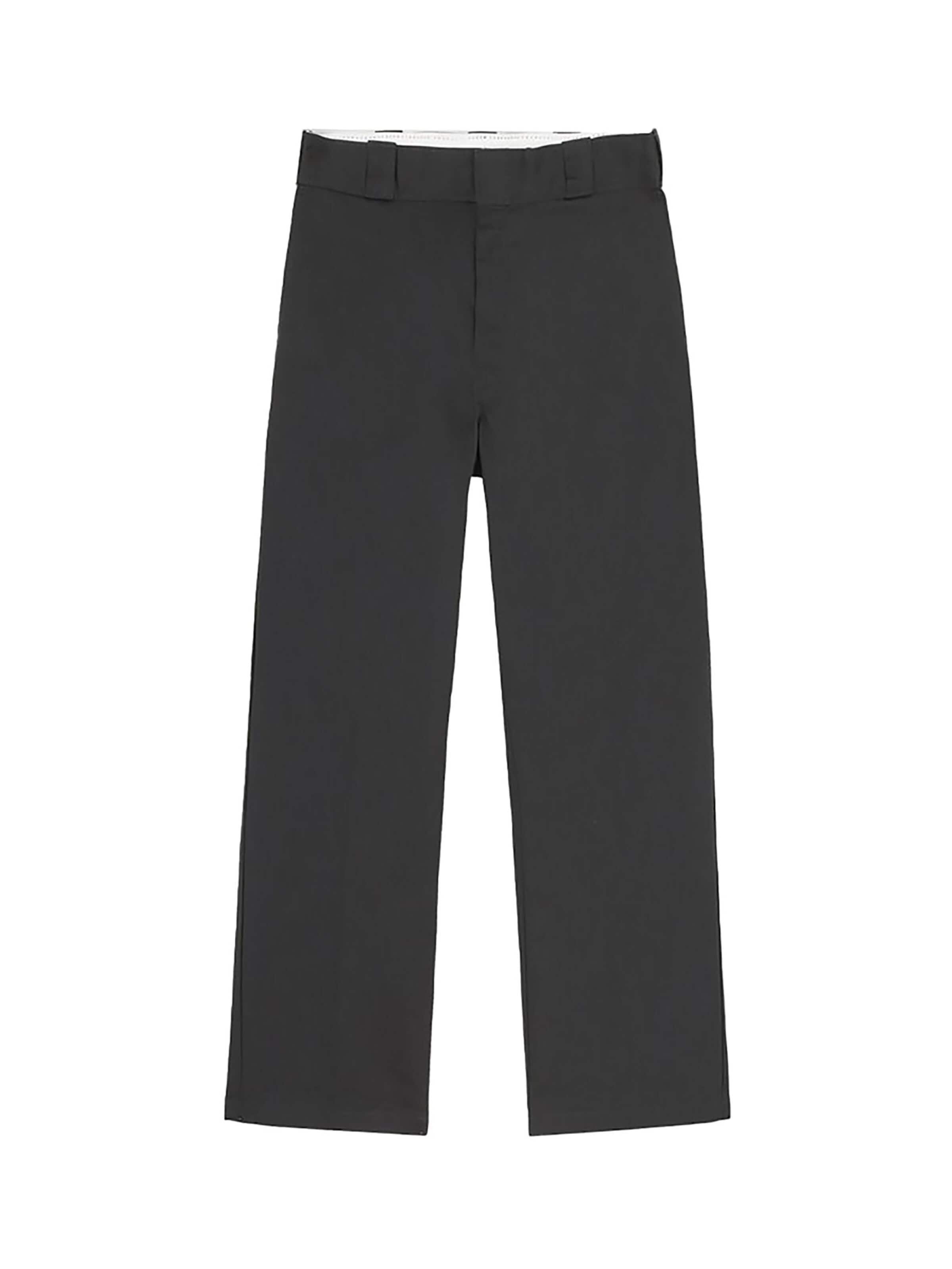DICKIES Regular Pleat-Front Pants '874 Work' in Black