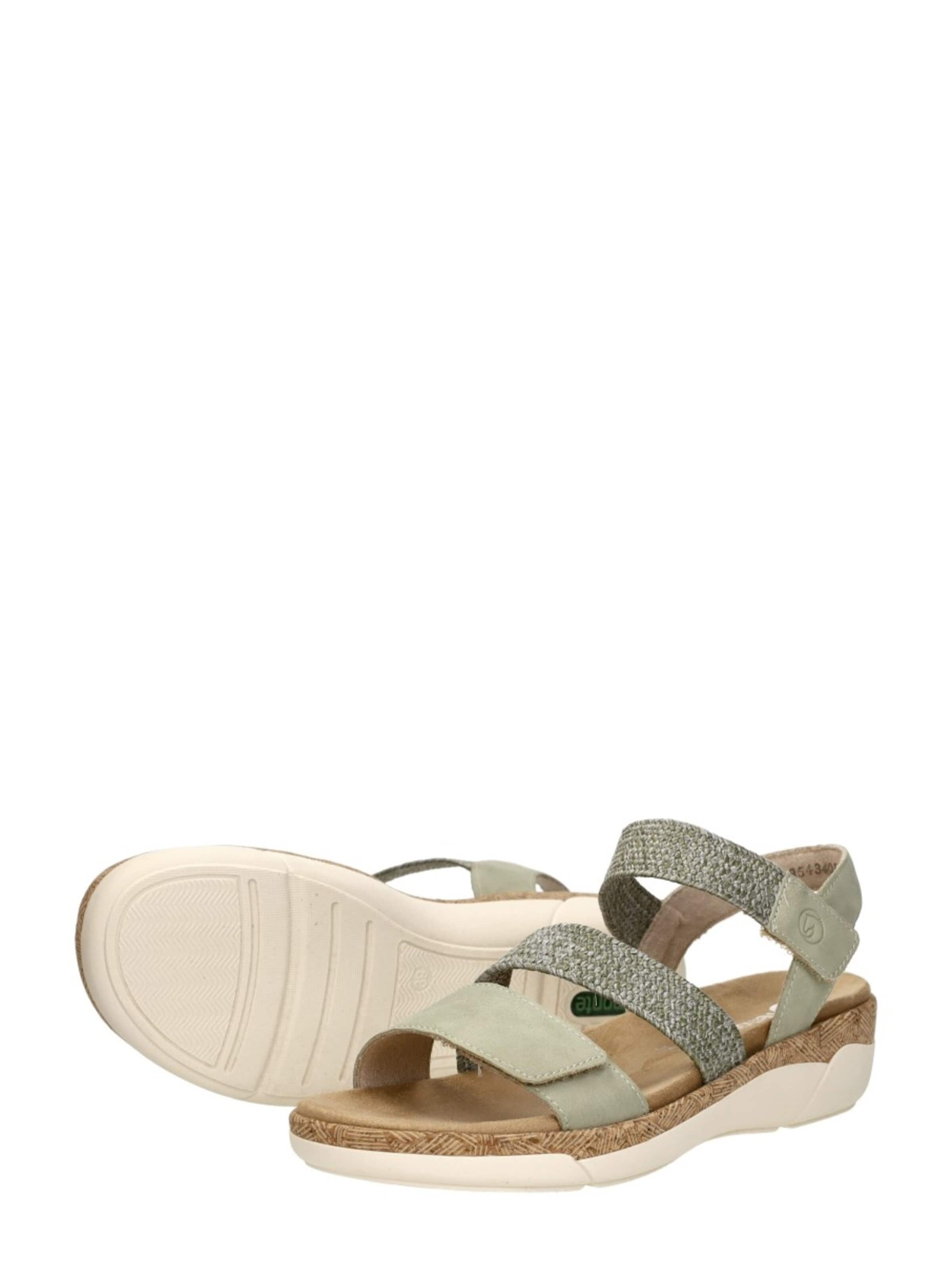 Sandales 'Sandalen Plat' REMONTE en vert