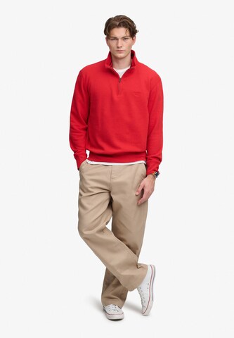 Superdry & Co Sweatshirt 'Essential Serif' in Rood
