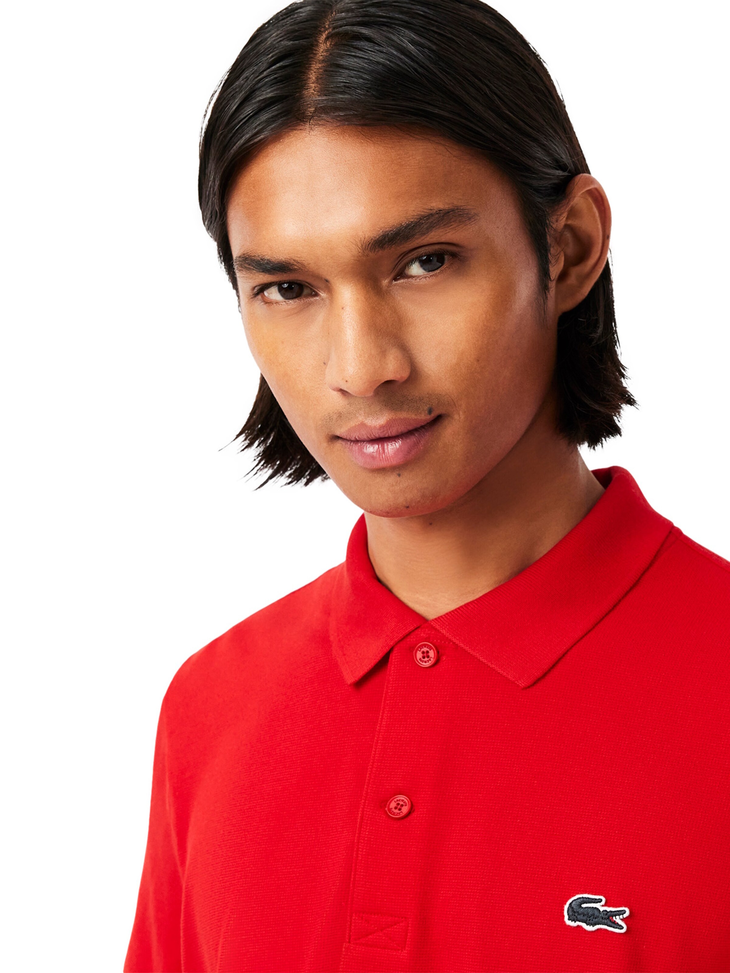 LACOSTE Poloshirt in Rot