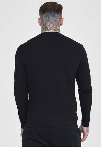 SikSilk Koszulka 'Essentials' w kolorze czarny