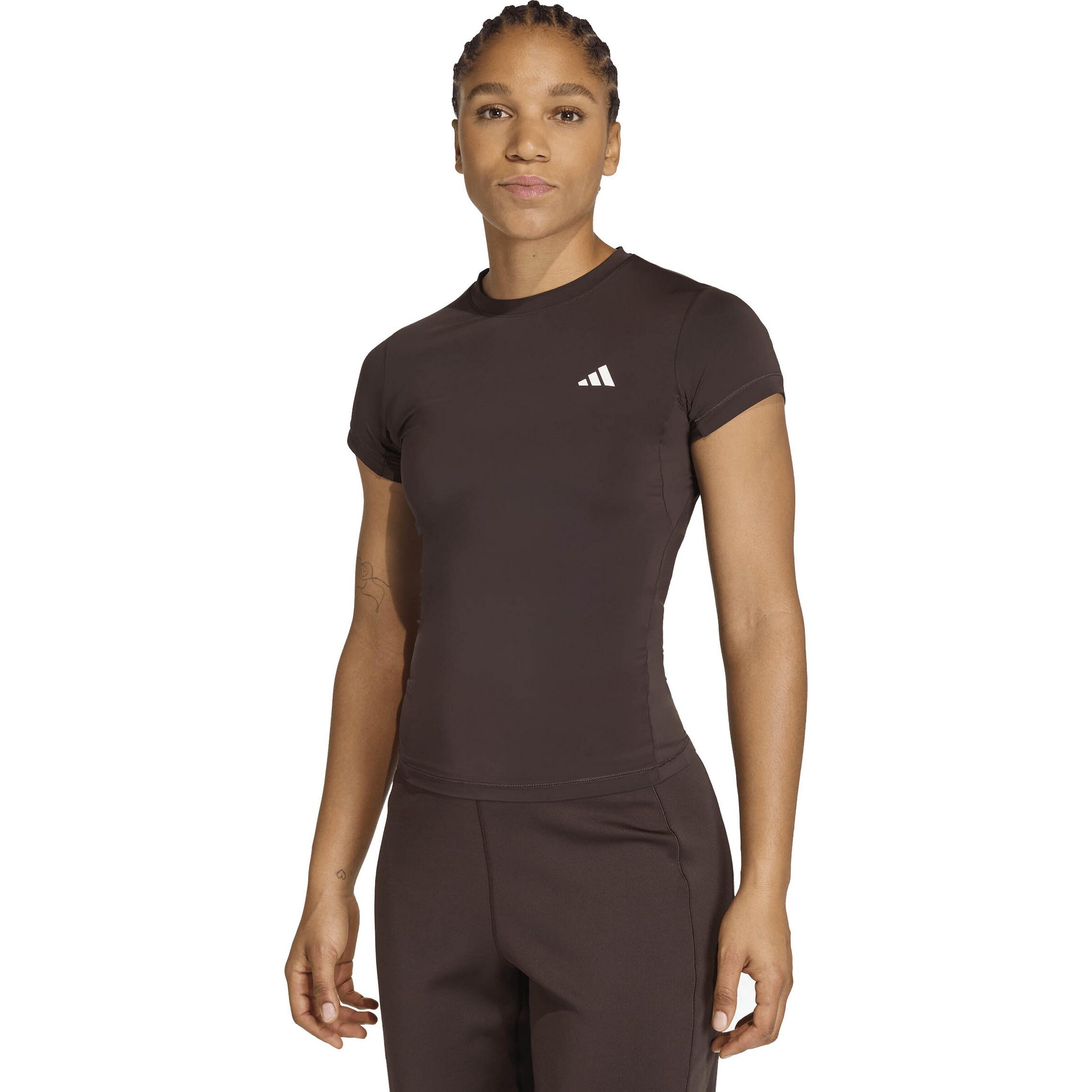 ADIDAS PERFORMANCE Funktionsshirt in Braun: Vorderseite