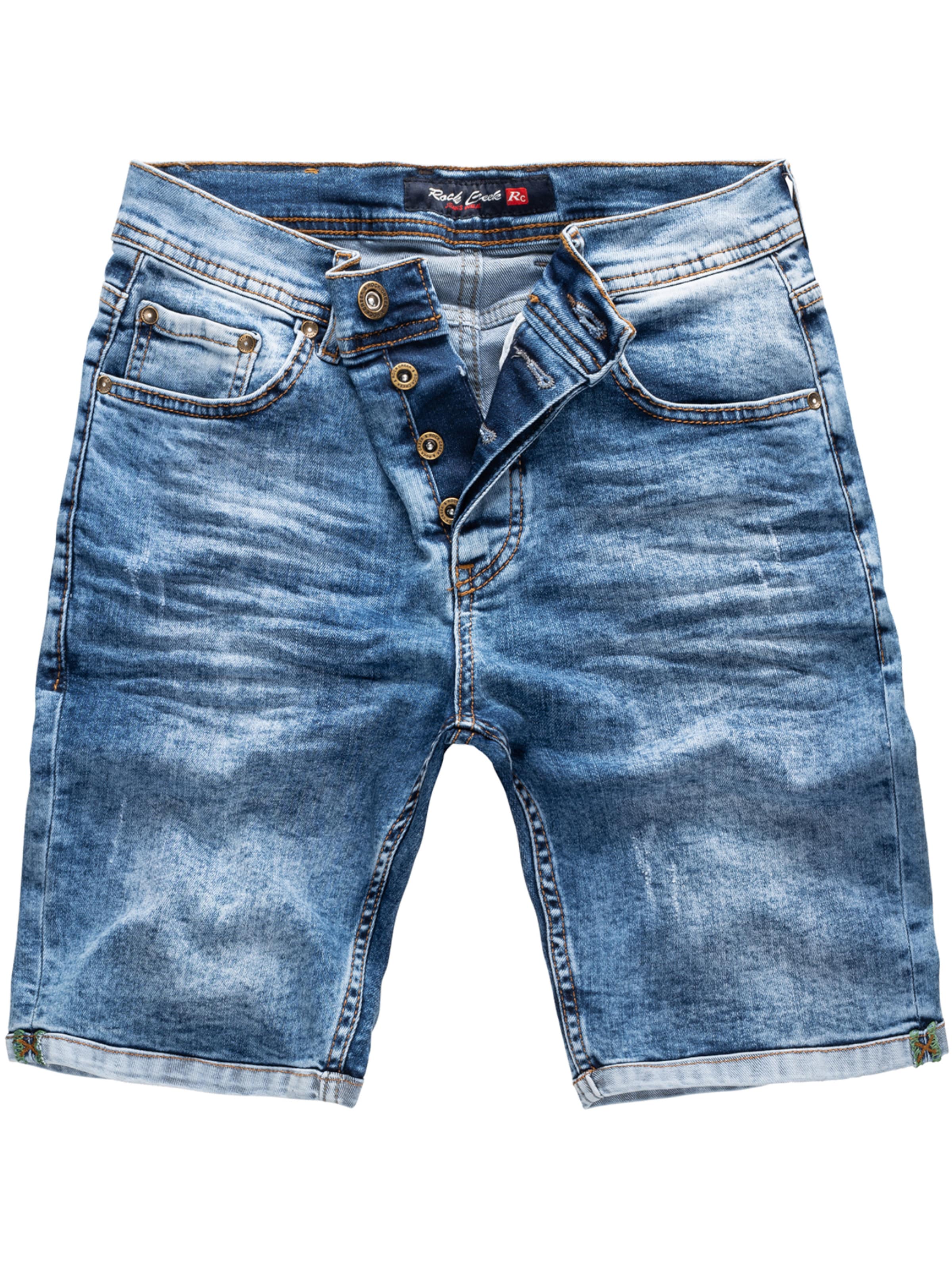 Rock Creek Regular Shorts in Blau: Vorderseite