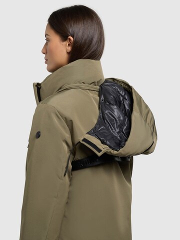 khujo Winter Coat 'LOFI3' in Green