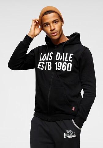 Hanorac de la LONSDALE pe negru