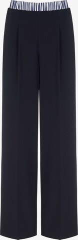 regular Pantaloni con pieghe di NOCTURNE in blu: frontale