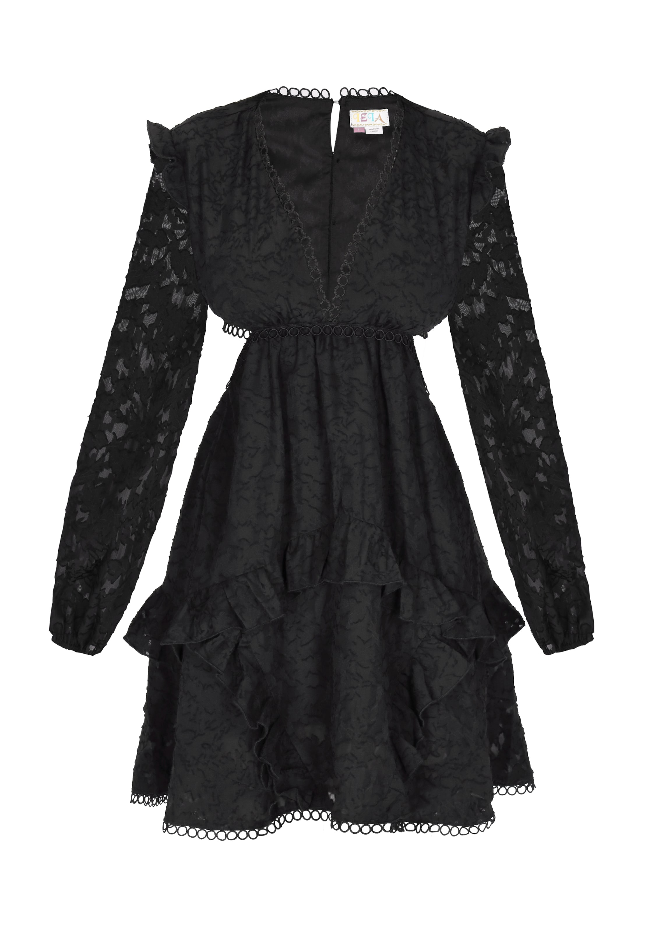 IZIA Šaty – černá: přední strana